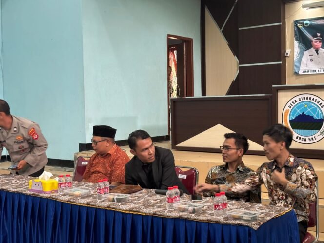 Pemdes Ciharashas Tingkatkan Akses Hukum Masyarakat Lewat Kolaborasi dengan LBH Ansor Bandung Barat
